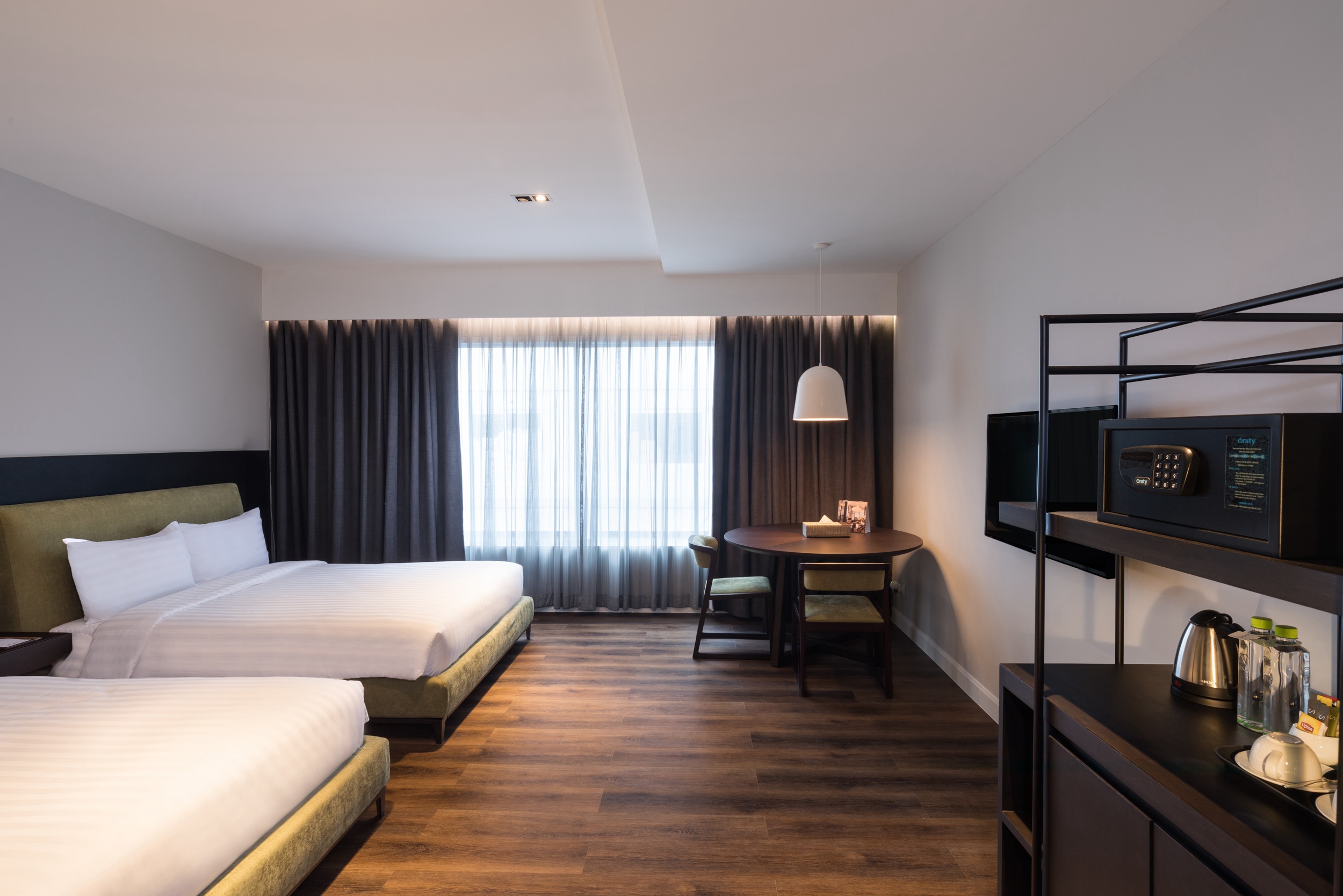 A guest room